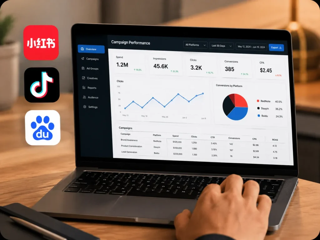 Performance marketing and lead generation on China platforms