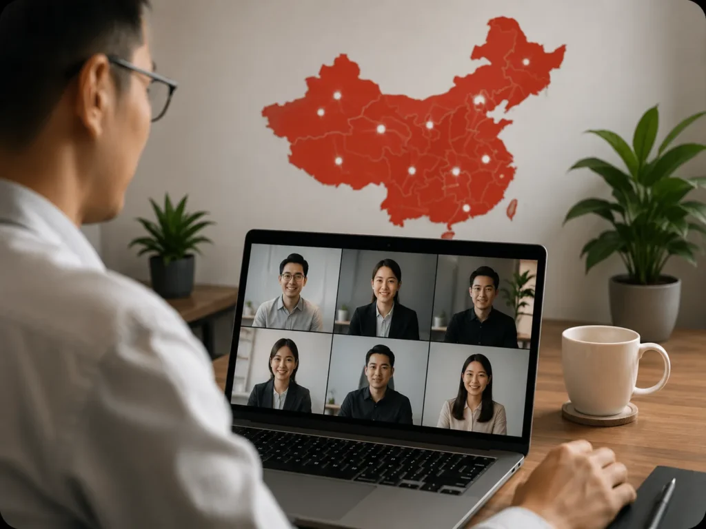Remote team setup and management in China